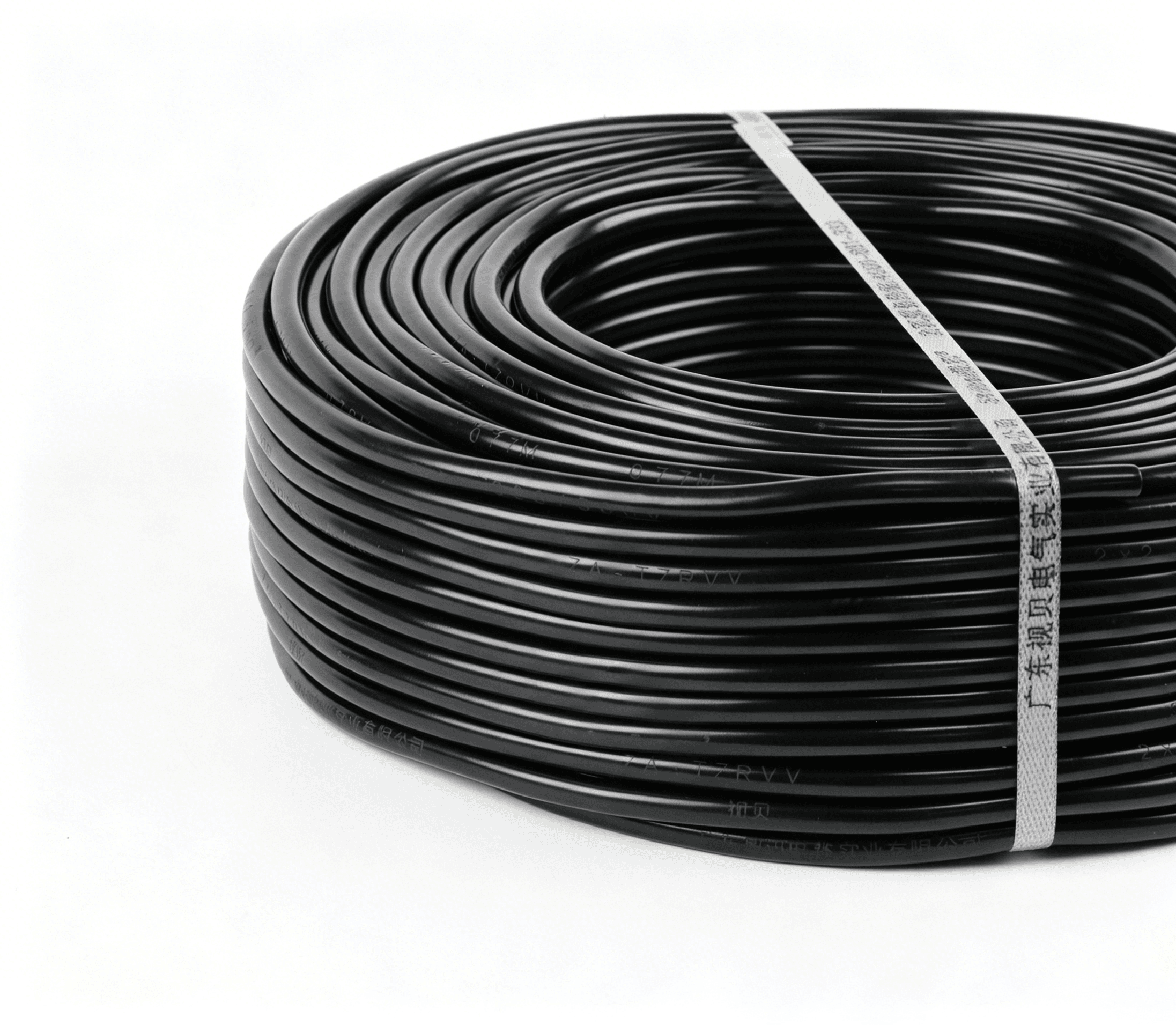 Shibei RVV sheathed cable family coil. Final core count, size and color are confirmed in the quotation.