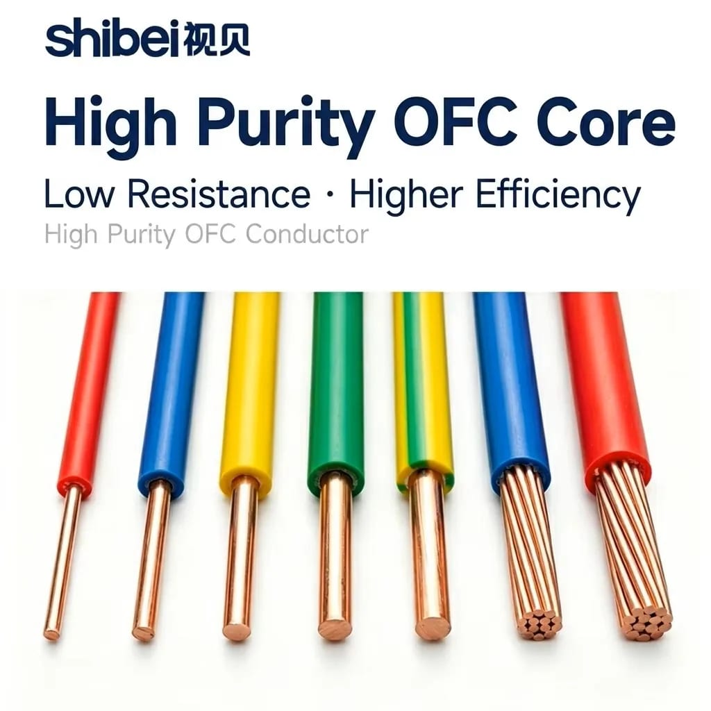 Figure 3c. Stripped BV ends — solid copper, several insulation colours.